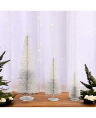 Decorative Holiday Trees for Festive Home Accents (Set of 3)