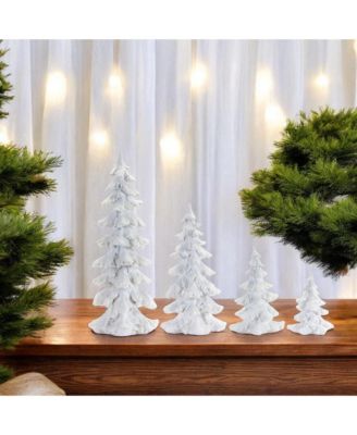 Decorative Tree Stylish Addition for Home and Holiday Decor (Set of 4)