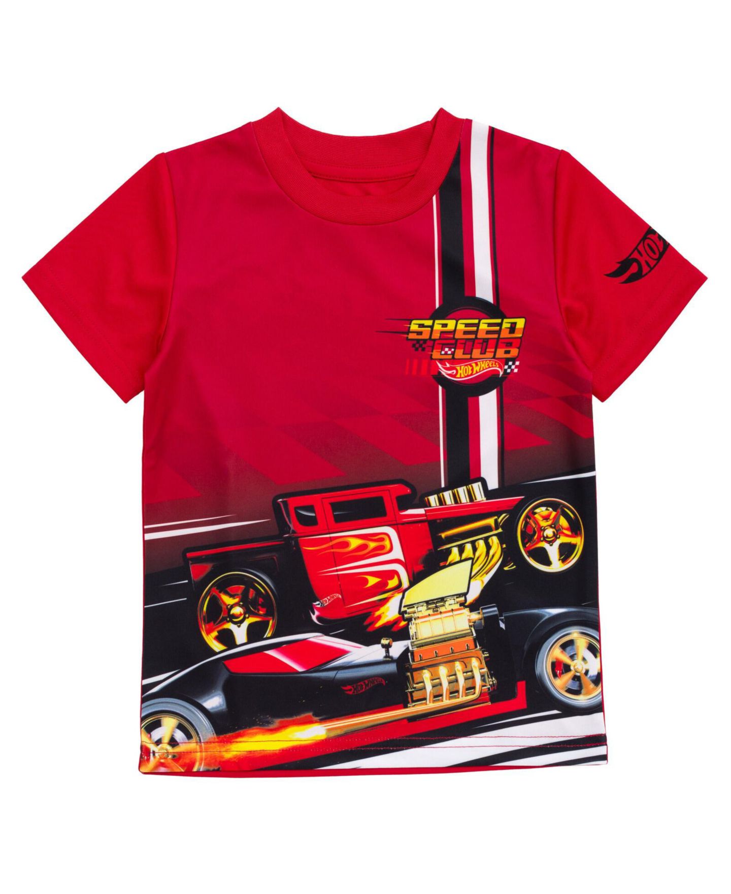 Футболки Hot Wheels 2 Pack Athletic T-Shirts для мальчиков-малышей, цвет: Красный / Синий — фото 6