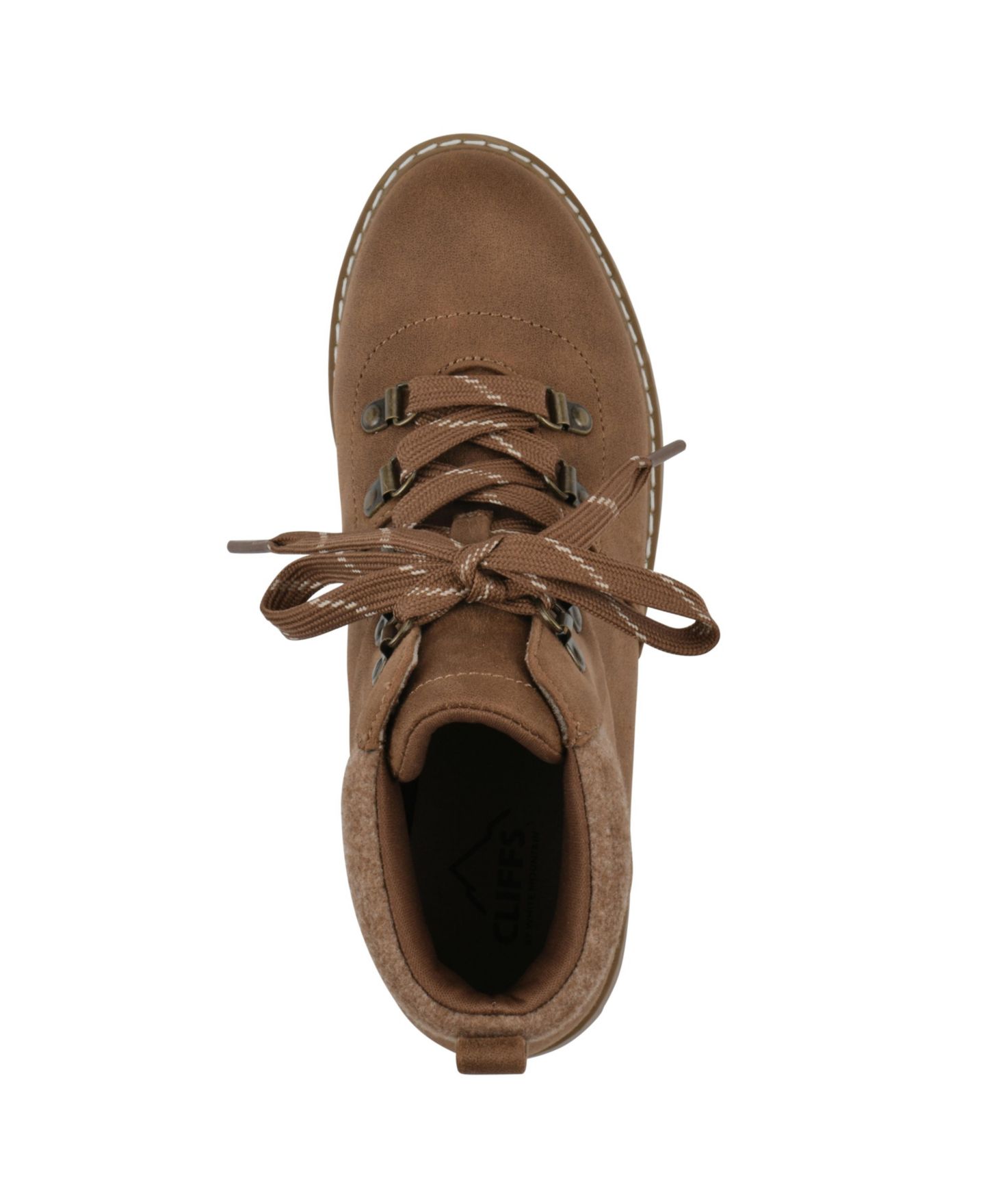 Женские ботинки Cliffs by White Mountain Connie Lace-Up, цвет: Светлый коричневый — фото 4