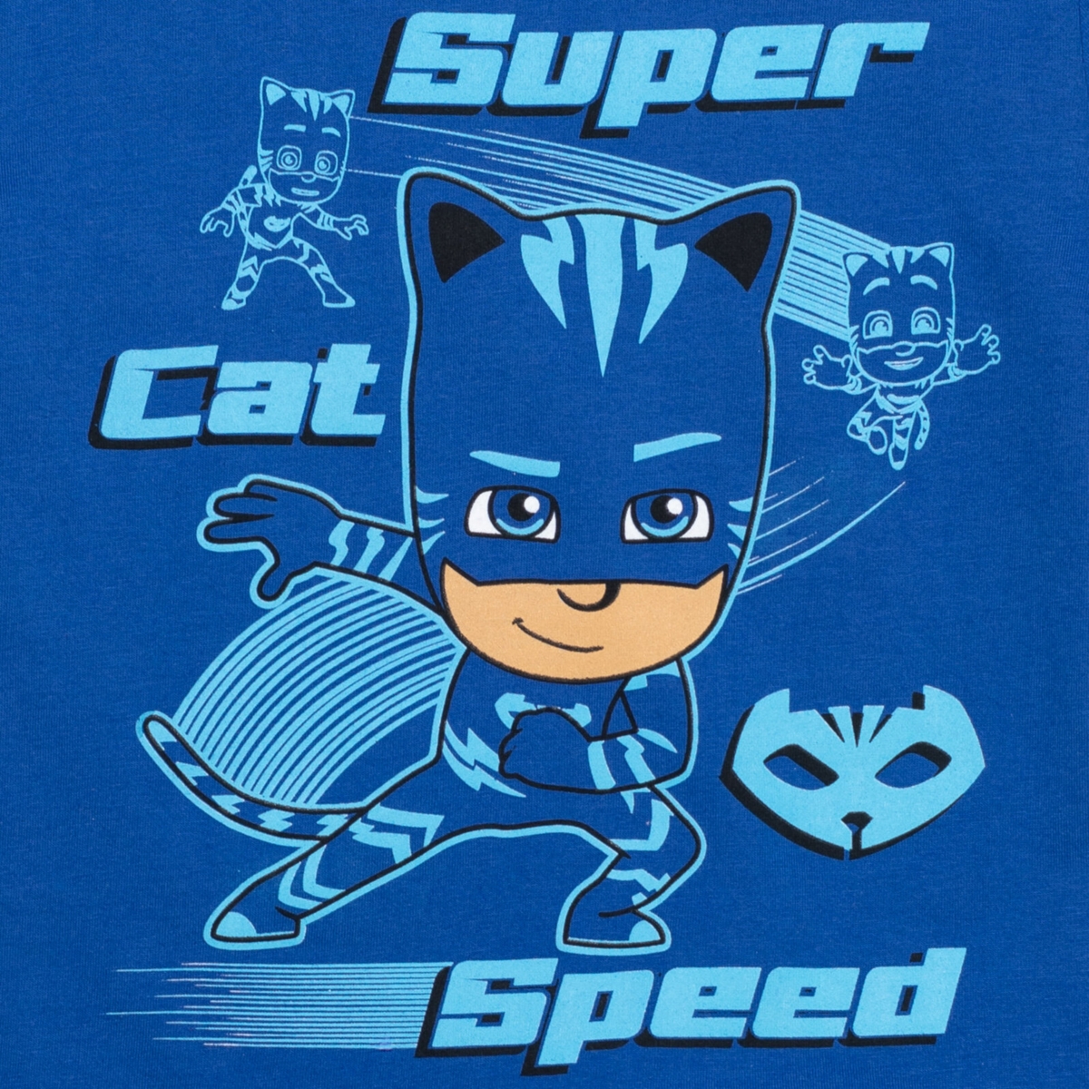 Pj Masks Boys Gekko Owlette Catboy T-Shirt and Mesh Shorts Outfit Set to -blue