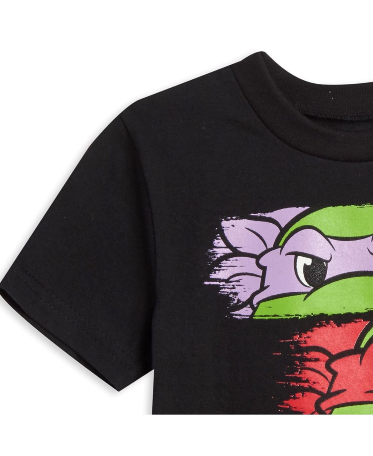 Nickelodeon Toddler Boys Teenage Mutant Ninja Turtles Donatello Leonardo Michelangelo Raphael T-Shirt and Shorts Outfit Set to -/ gray