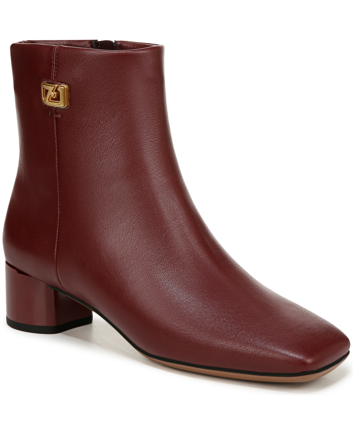 Women's Noah Square Toe Booties - Black Snake