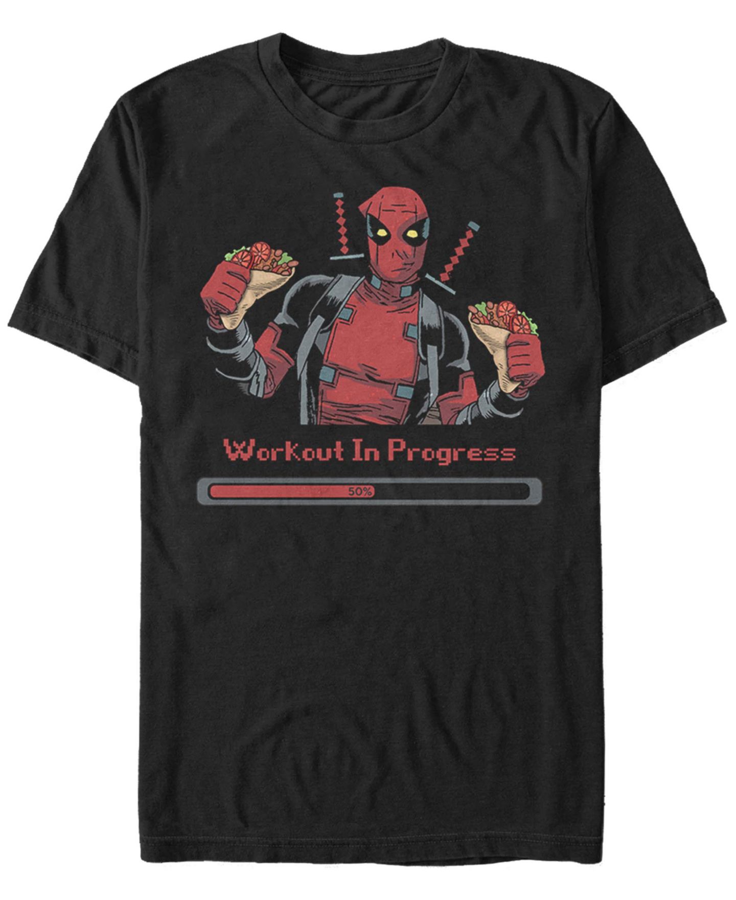 Мужская футболка Fifth Sun DeadPool Progress Short Sleeve, цвет: Чёрный — фото 1