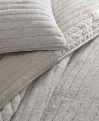 Polar Faux-Fur Reversible 3-Pc. Quilt Set, Full/Queen
