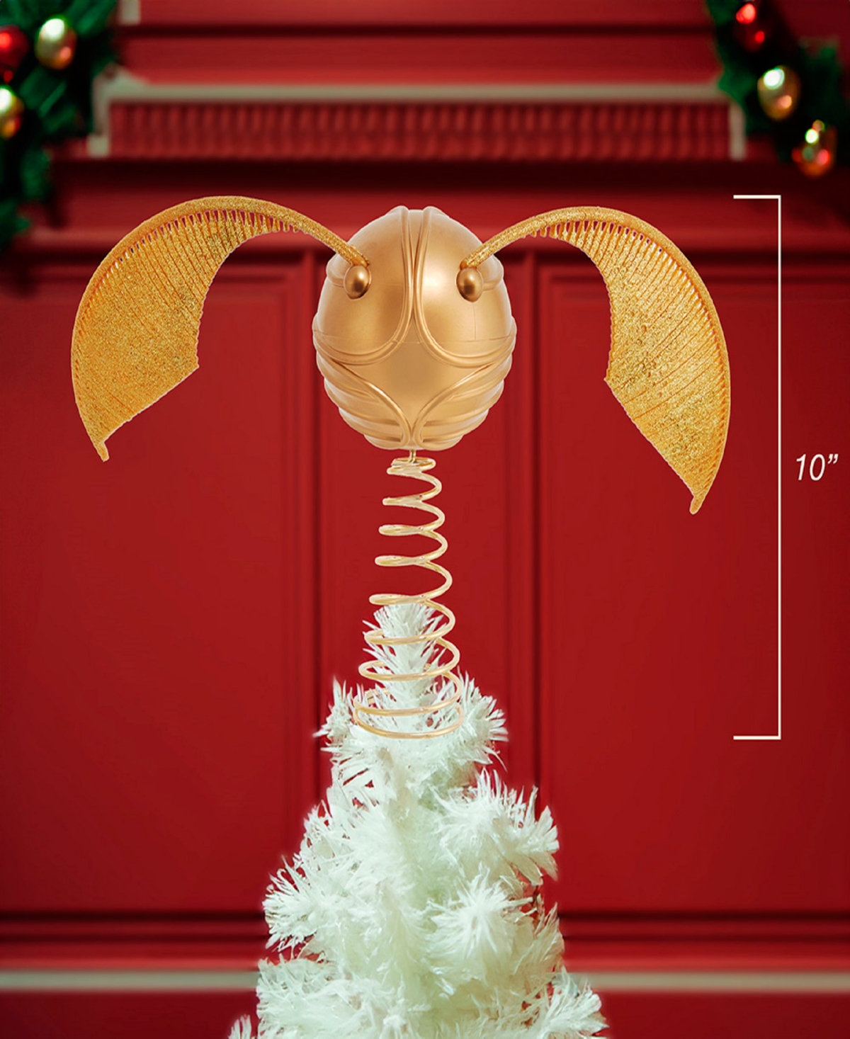 Kurt Adler Harry Potter Quidditch Snitch Tree Topper