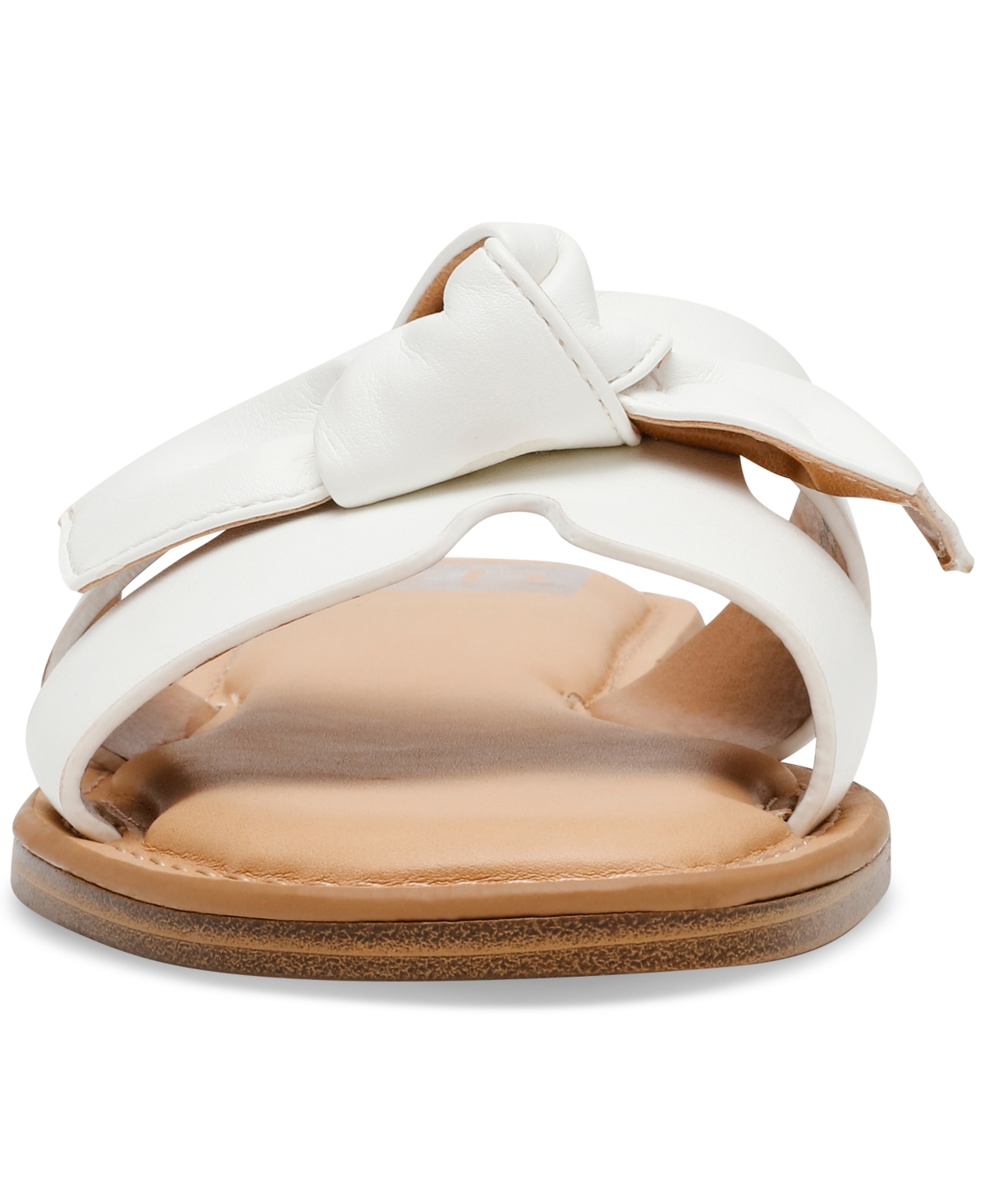 Dv Dolce Vita Women's Jada Bow Slip-on Flat Sandals In White