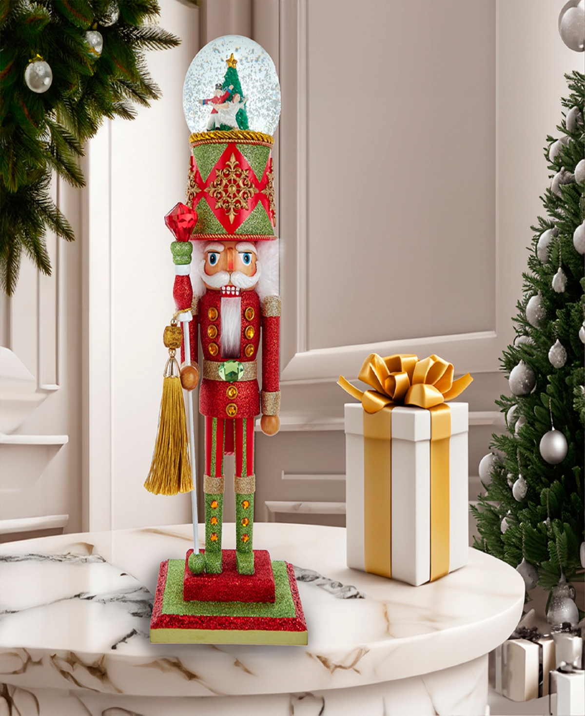 Kurt Adler 21-inch Hollywood Light-up Musical Soldier Nutcracker In Multicolored