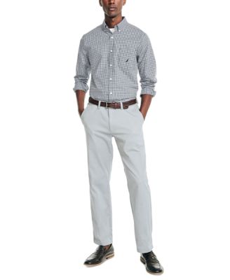 Men's Classic-Fit Gingham Plaid Button-Down Shirt