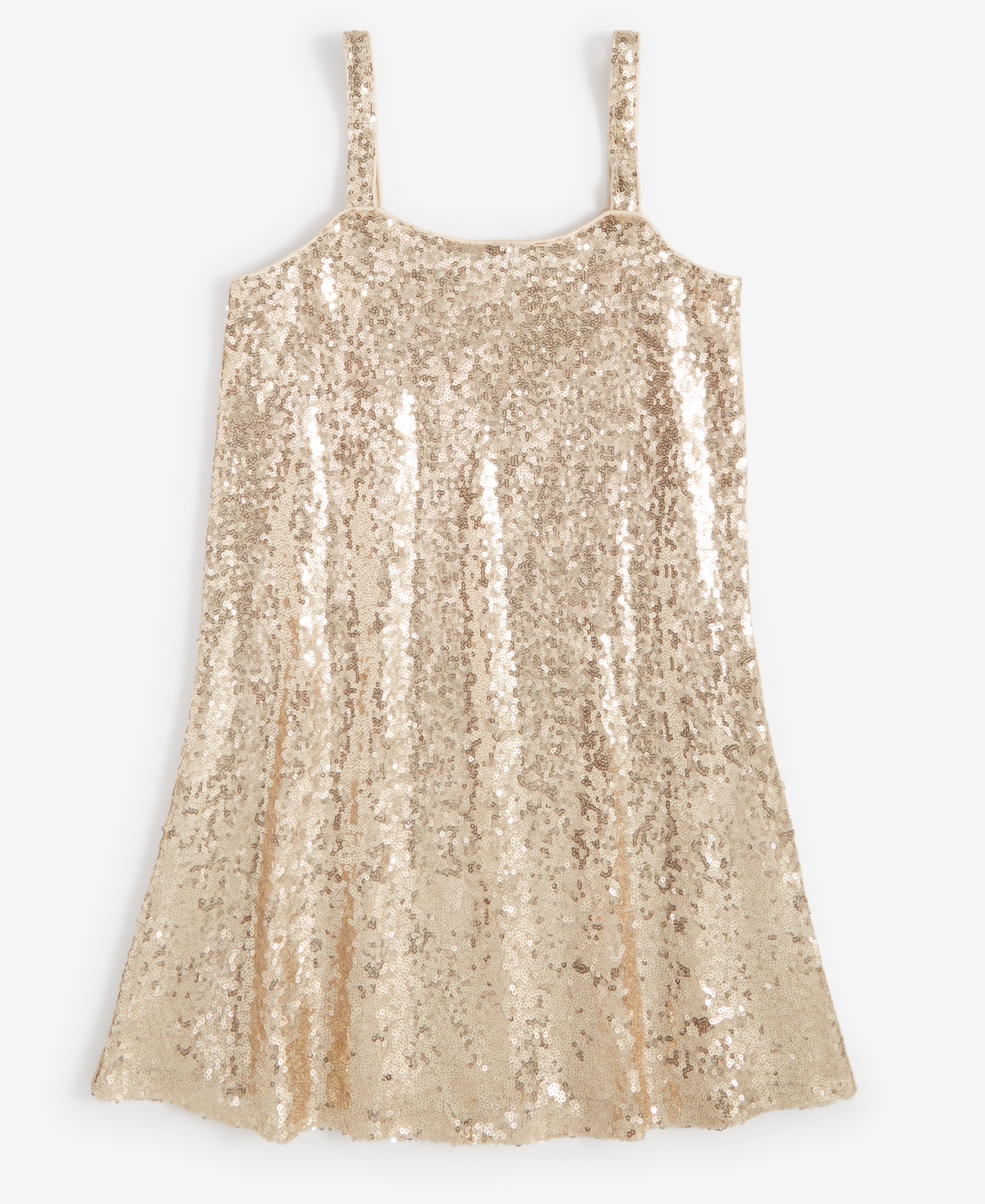 With Jules Big Girls Sleeveless Sequin Swing Dress