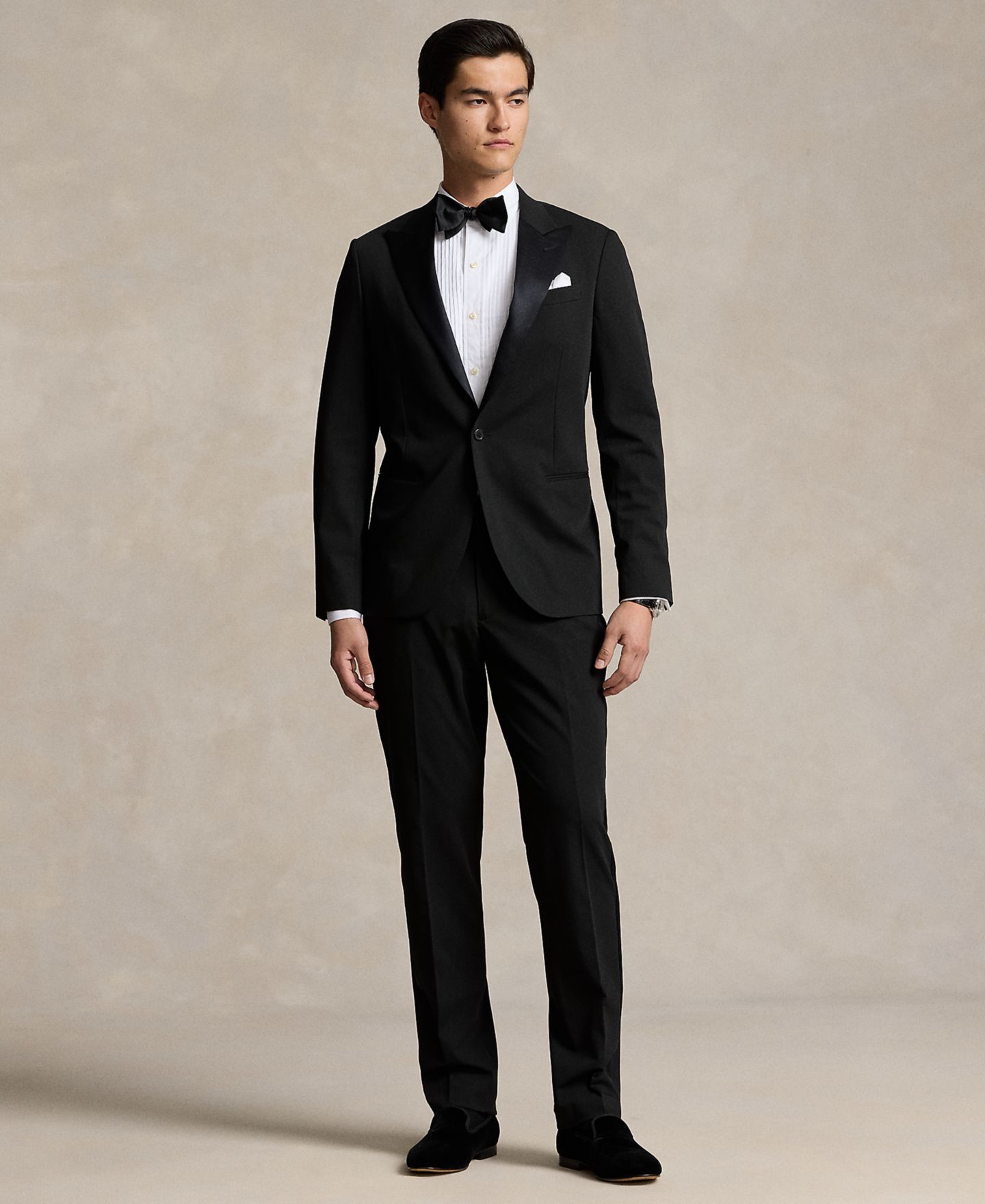 Мужской смокинг Polo Ralph Lauren Modern Performance из твила, цвет: Чёрный — фото 5