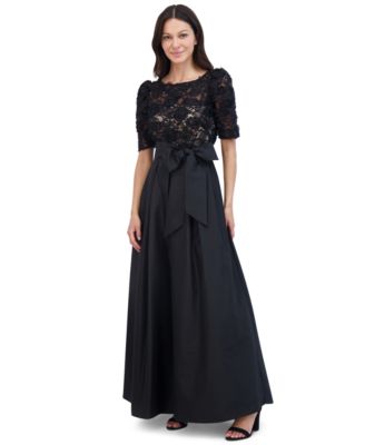 chinese dress ladies Eliza J Halter Neck 3D Floral Evening Gown EJ3M2071
