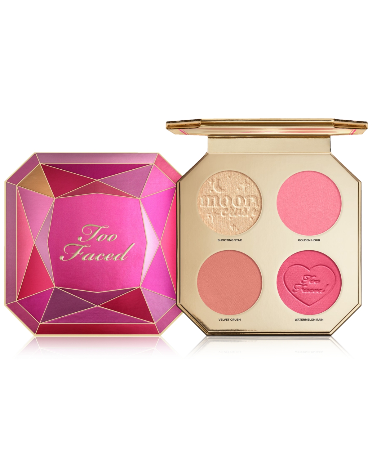 Too Faced Jewel Crush Blush & Highlighter Palette In No Color