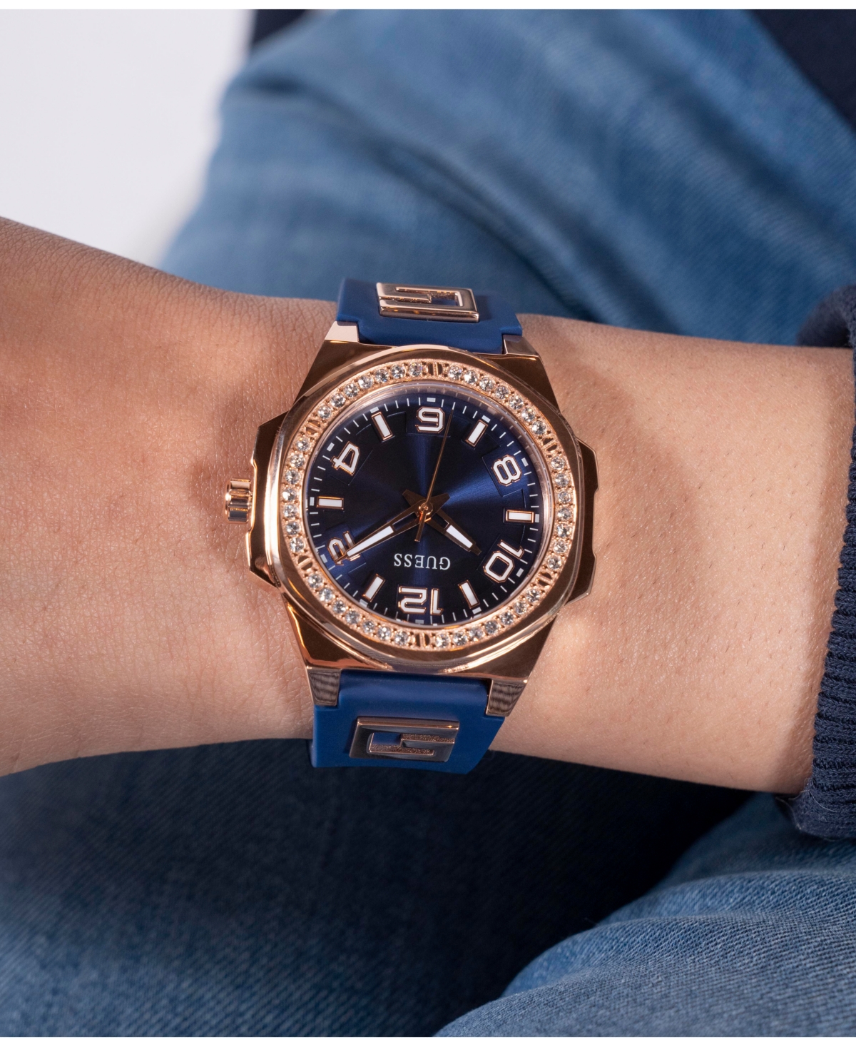 Guess Women's AnalogSilicone Watch 36mm - Blue