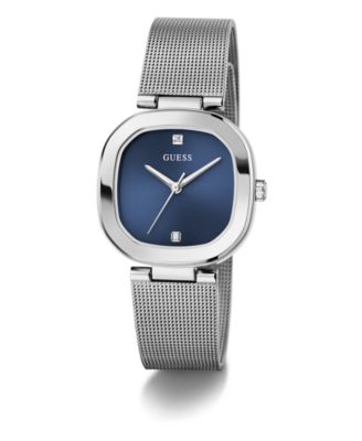 Women's Analog Silver Mesh Watch 32mm