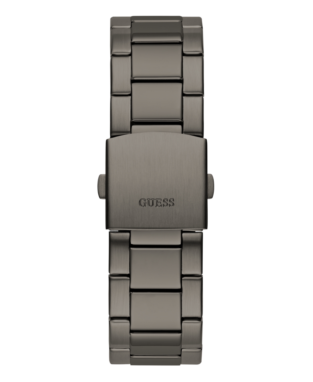 Guess Men's Multi-function Gunmetal Stainless Steel Watch 44mm In Gunmetal