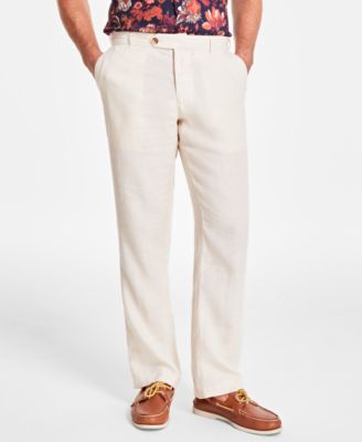 Club Room - Men's Linen Cross-Dye Pants