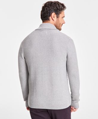 Men's Chunky Shawl Collar Cardigan Sweater, Created for Macy's