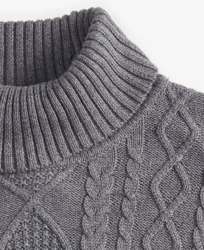 Men's Chunky Turtleneck Sweater - thumbnail 8