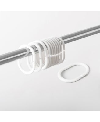 Sisal Abstract Print Shower Curtain Set, 13-Pc.