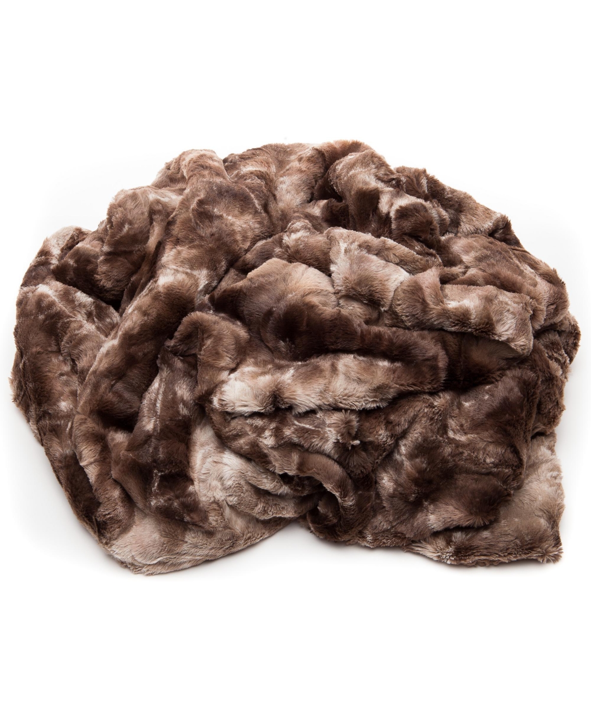 Chanasya Premium Wolf Faux Fur Blanket - Soft, Fuzzy Sherpa & Minky Blanket - For Bed or Couch - 50