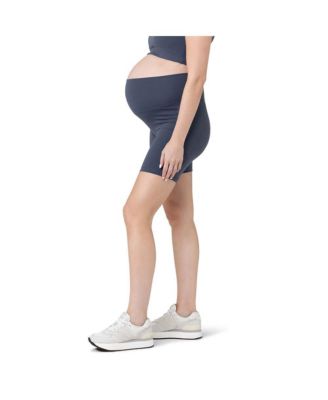 Maternity Ripe Tempo Active Bike Short Blue Steel