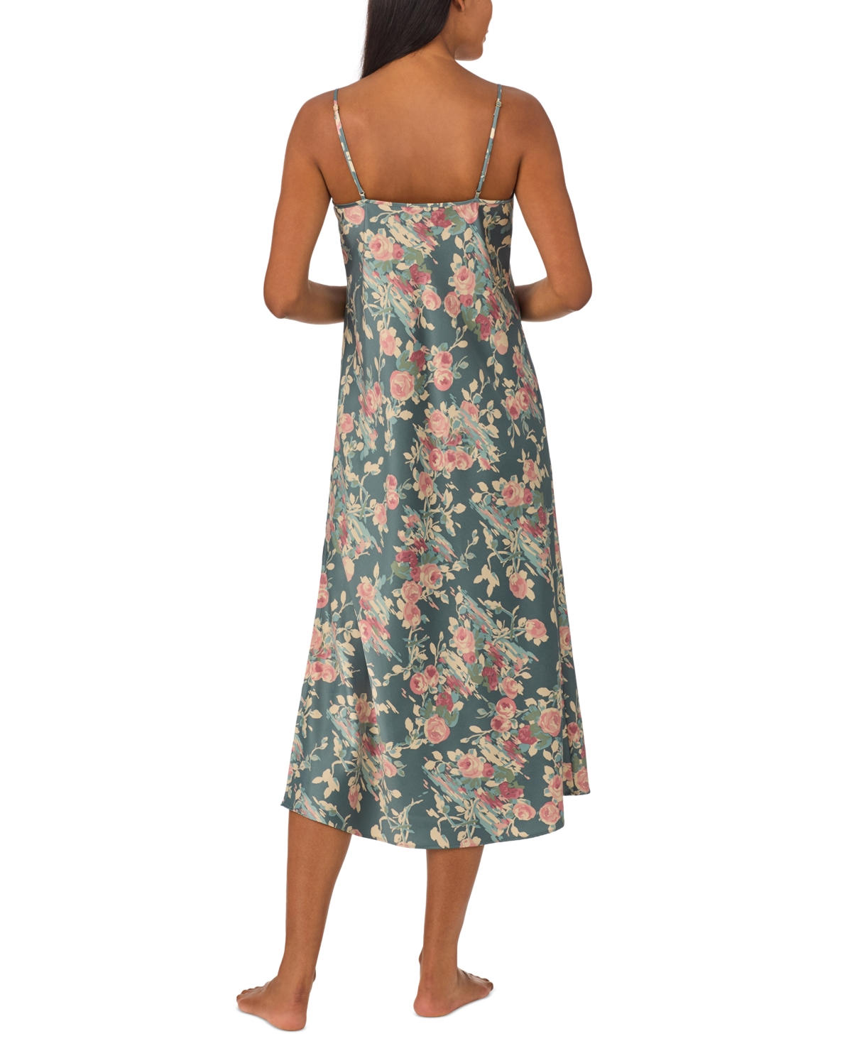 Lauren Ralph Lauren Women's Strappy Satin Ballet Nightgown