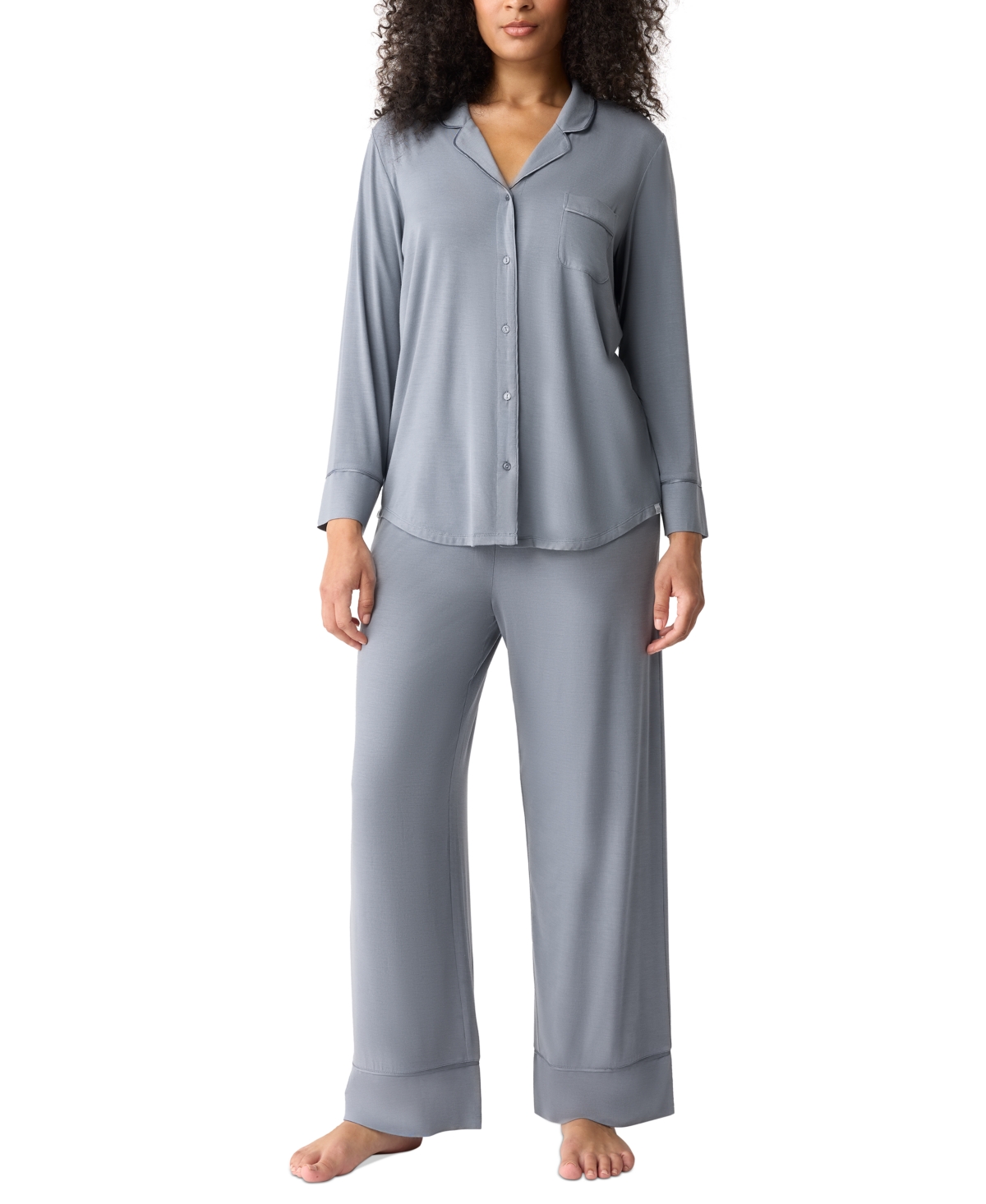GAP GAPBODY WOMEN'S 2-PC. NOTCH COLLAR PAJAMA SET 