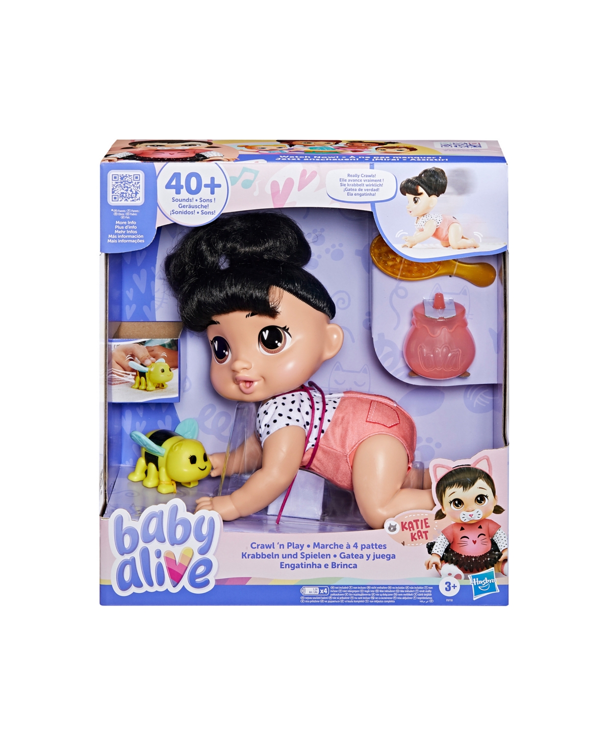 BABY ALIVE CRAWL N PLAY BABY DOLL KATIE 