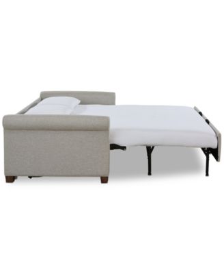 Paige 81" Fabric Silver Queen Sleeper Sofa