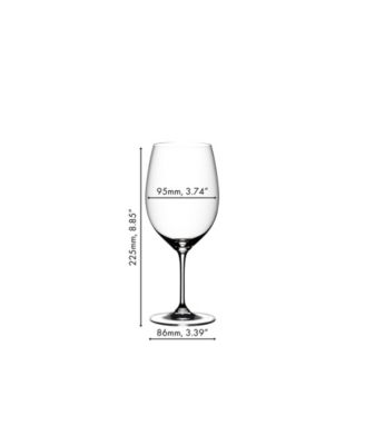 Vinum Cabernet/Sauvignon Wine Glasses, Buy 6 Get 8