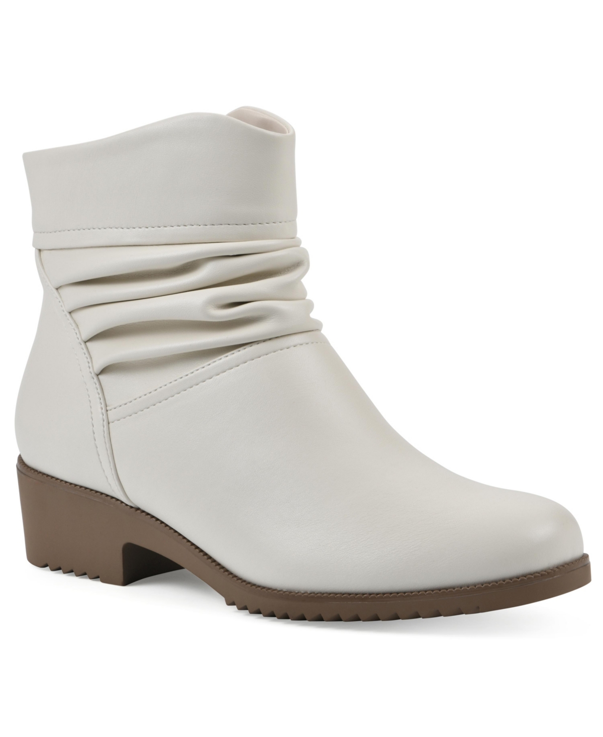 Cliffs By White Mountain Durbon Scrunch Boot In Winter White Smooth ModeSens