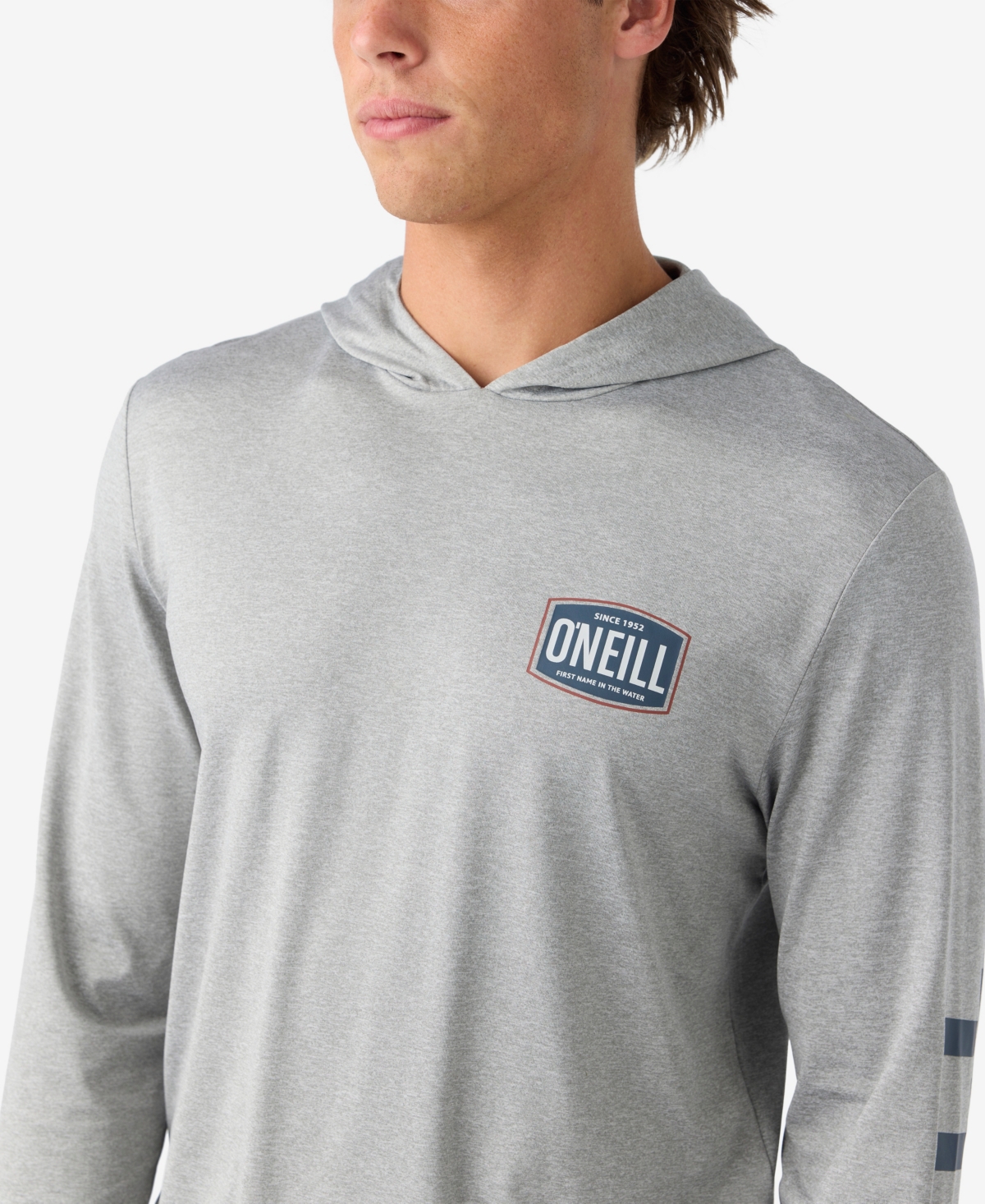 O'Neill Men's Trvlr Upf Hooded Snap Long Sleeve Pullover Sweatshirt