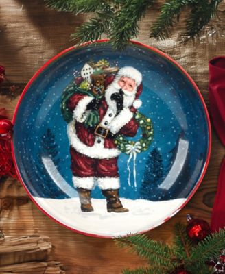 Santa's Secret Serving Bowl