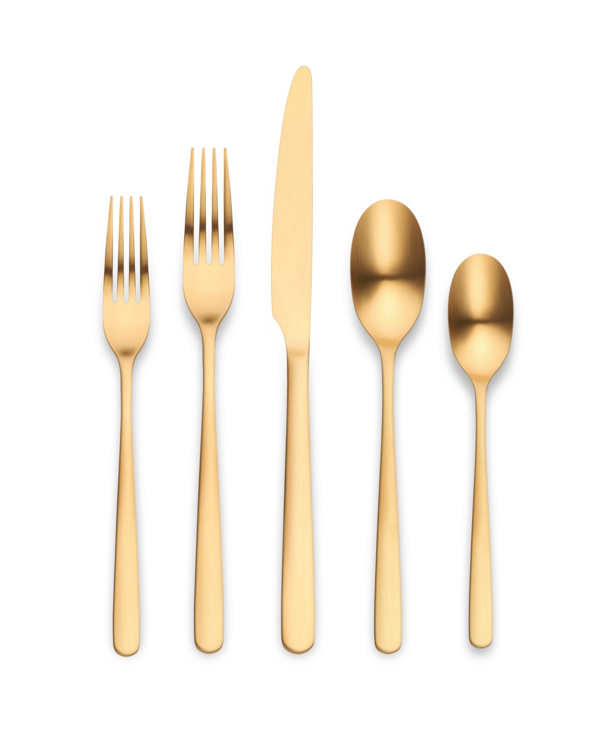 Ornative Aabbye Service For 4 20 Piece Flatware Set In Gold