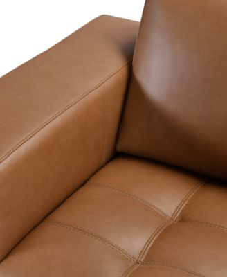Niebee 52" Leather Chair, Created for Macy's