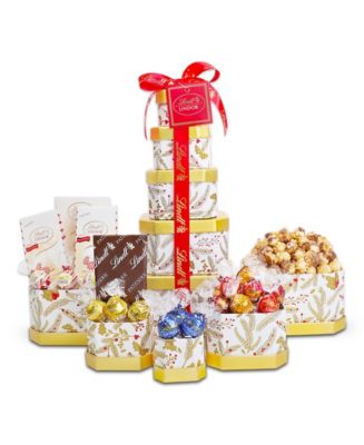 Alder Creek Gift Baskets Seasonal Lindt Tower, 9 Piece - Macy's