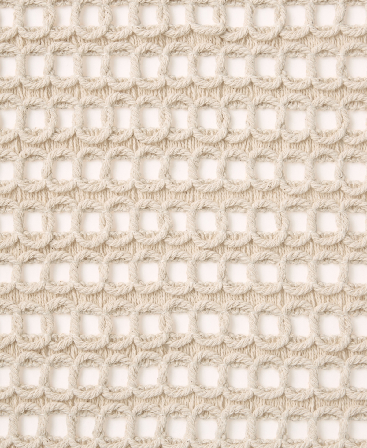 Fiesta Kai Macrame Placemat 14" X 19", Set Of 4 In White,blue