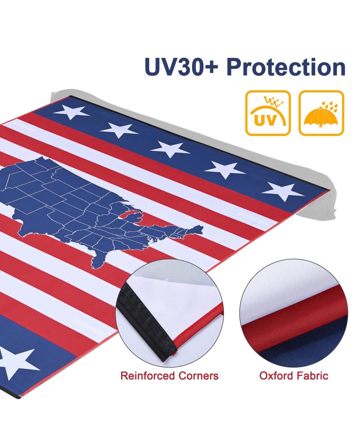 Yescom Car Side Awning Replacement 4.5x6 Ft Rooftop Tent Suv Outdoor Camping