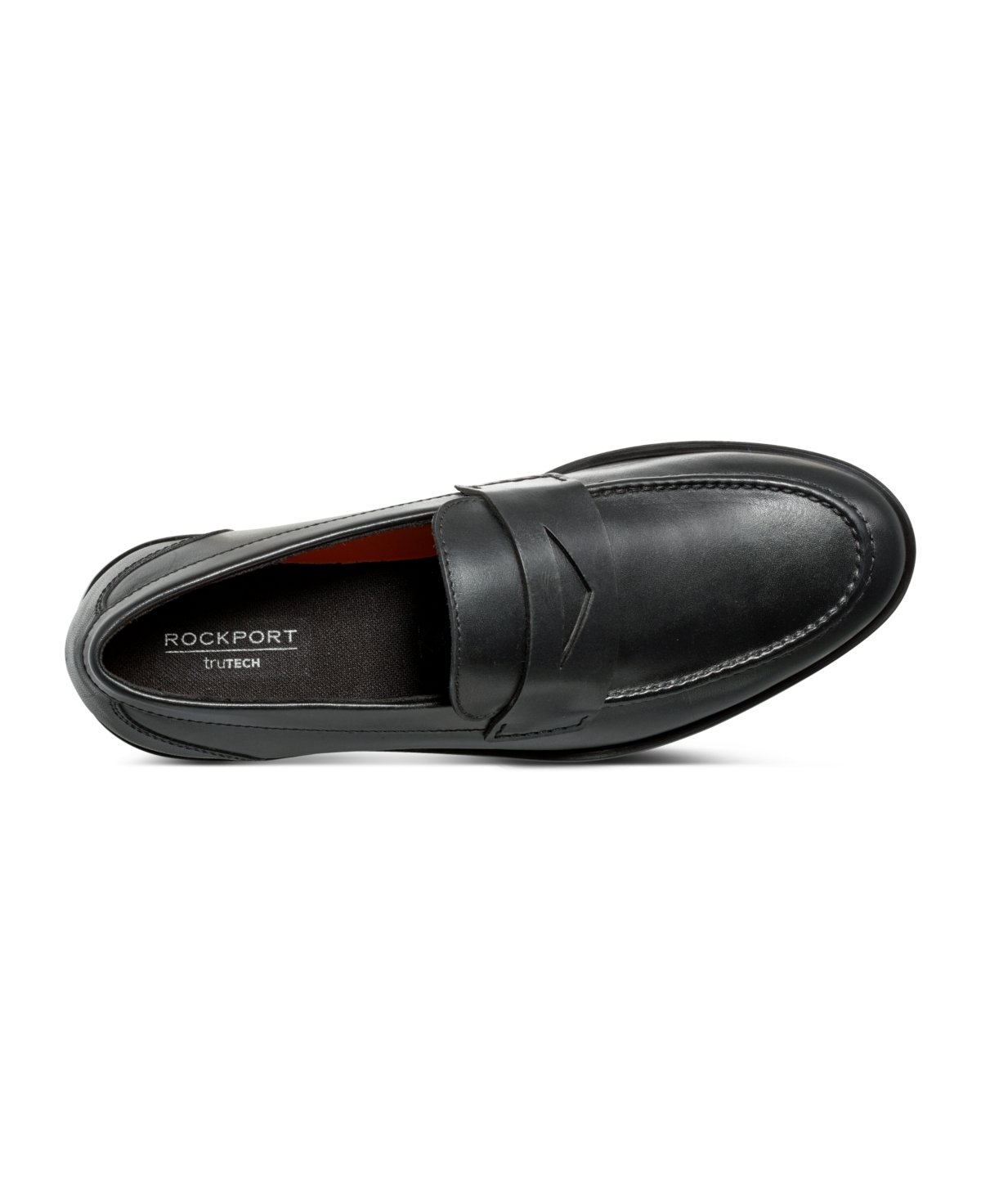 Shop Rockport Men's Soren Dress Slip-on Penny Loafers In Black Leather