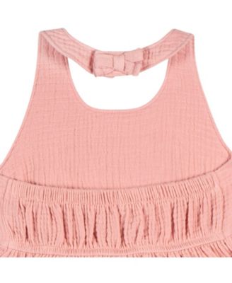 Toddler Girls Gauze Halter Romper