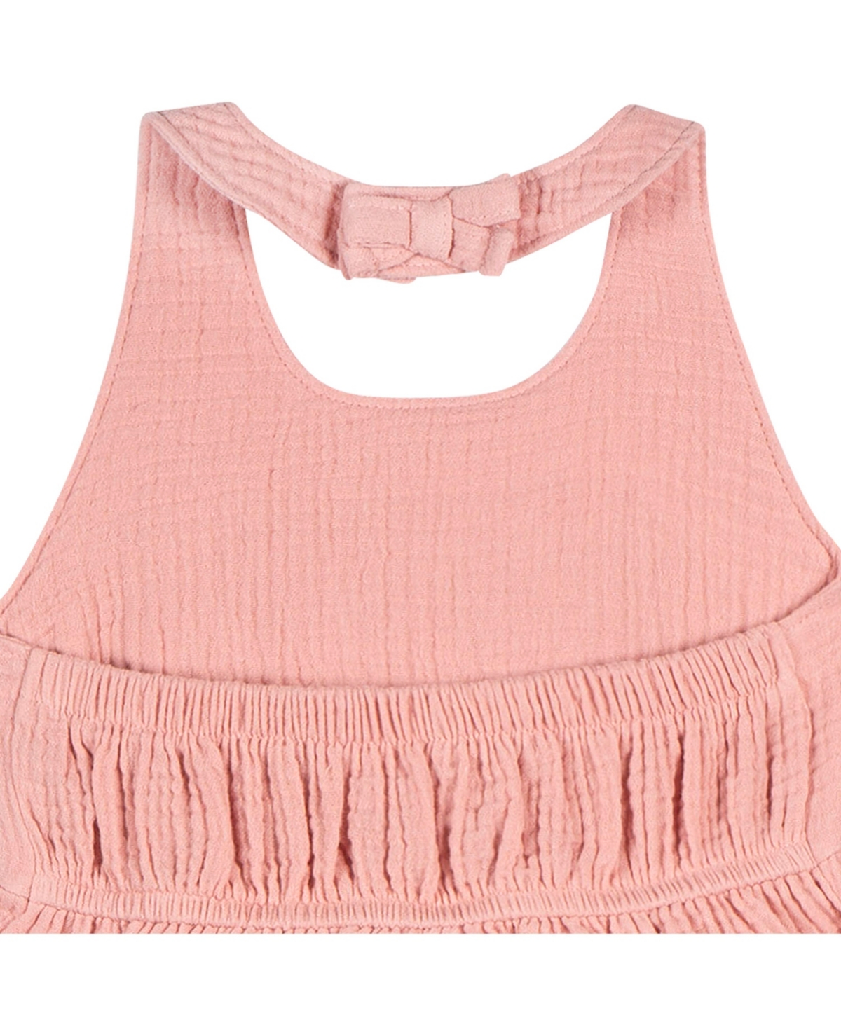 Gerber Toddler Girls Gauze Halter Romper