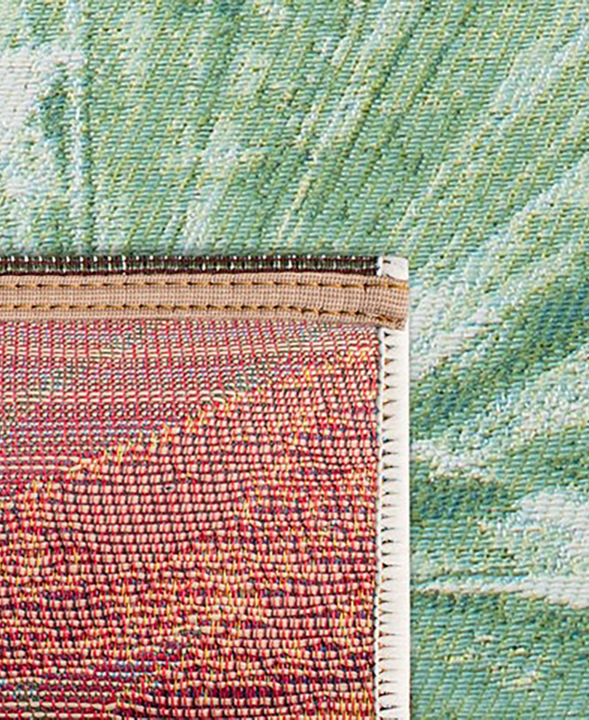 Safavieh Barbados Indoor/Outdoor BAR590X 8'x8' Area Rug -Teal