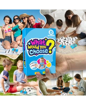 What Would You Choose - Family Card Game for Kids Ages 6-8