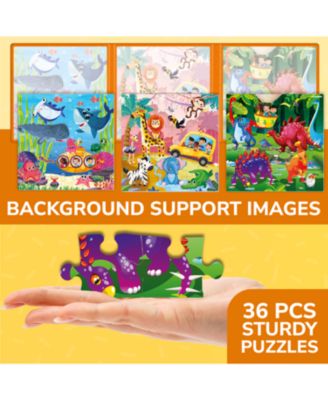 20/24/36 Pcs Travel Magnetic Puzzles for Toddlers 3-5