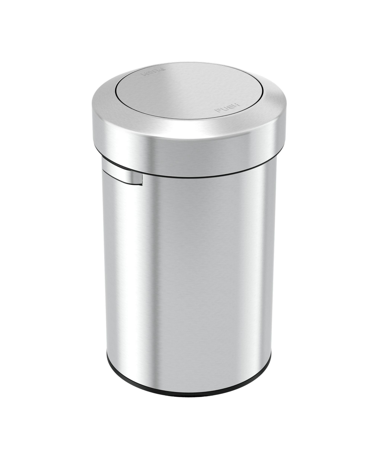 Titan Stainles Steel Swing Top Trash Can 17 Gallon Silver - Stainless steel