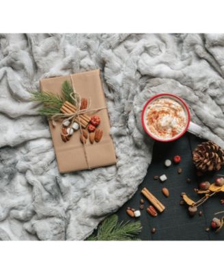 Premium Double-Sided Faux Fur Throw Blanket Soft, Plush & Cozy for Sofa, Couch, Bed, or Living Room Decor & Gifts.