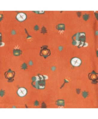 Baby Boys Footless Fleece Pajamas, 3-Pack