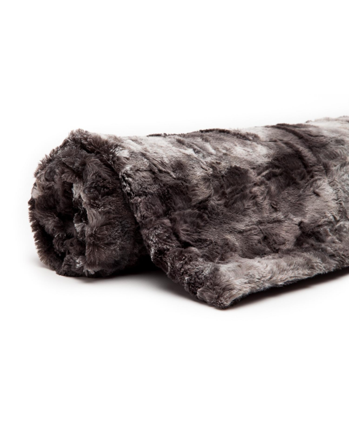Chanasya Premium Wolf Faux Fur Throw Blanket - Soft, Fuzzy Sherpa & Minky Throw Blanket - For Bed or Couch - 92