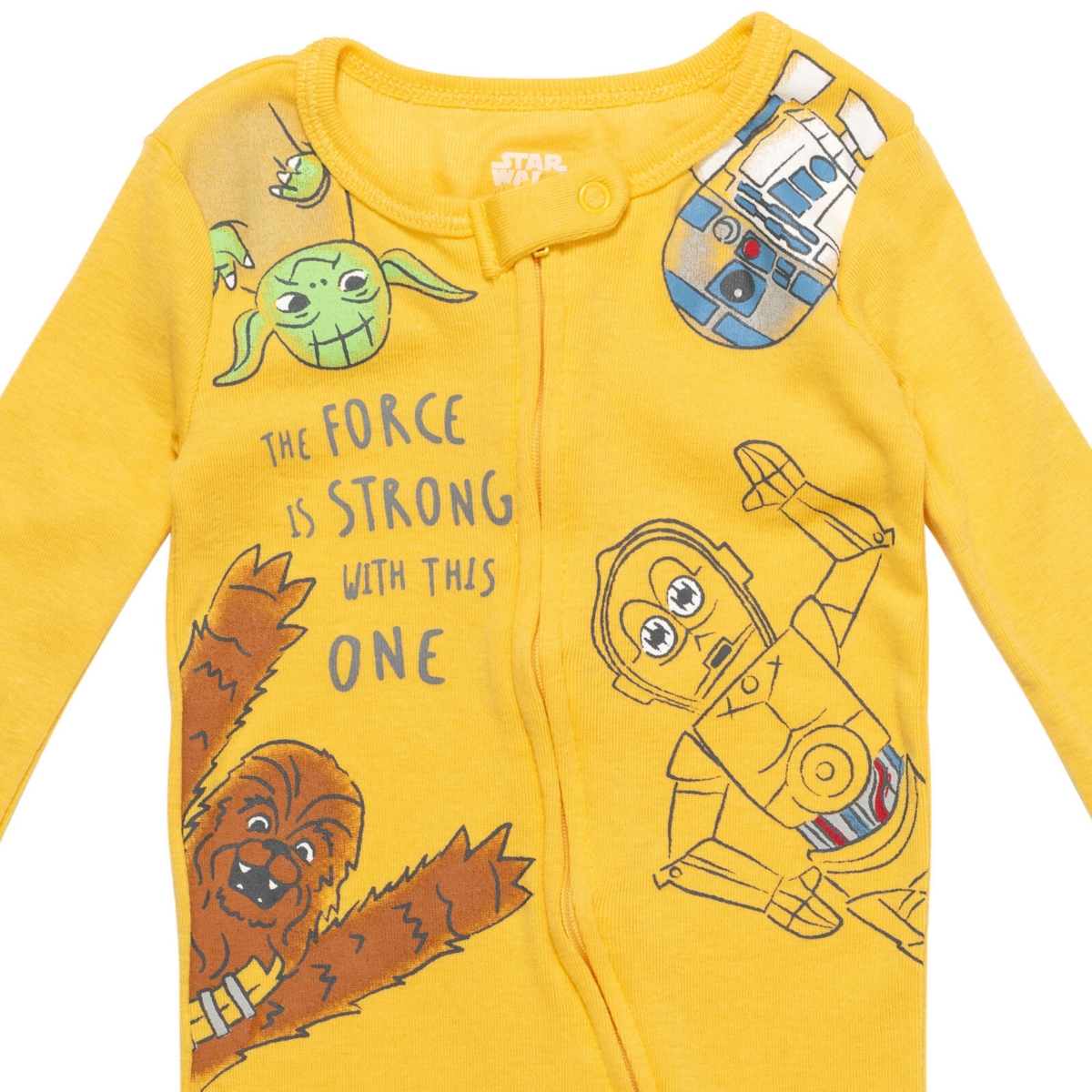 Starwars Baby Boys Star Wars Chewbacca R2- D2 Darth Vader Stormtrooper Baby 2 Pack Zip Up Long Sleeve Sleep N' Play Coveralls to -/ bl